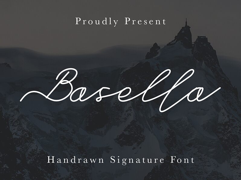 Basella Schriftart