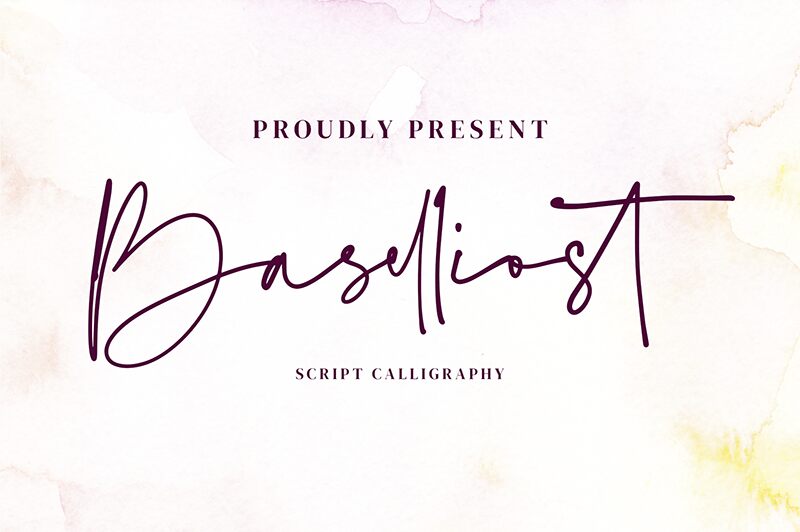 Baselliost Schriftart