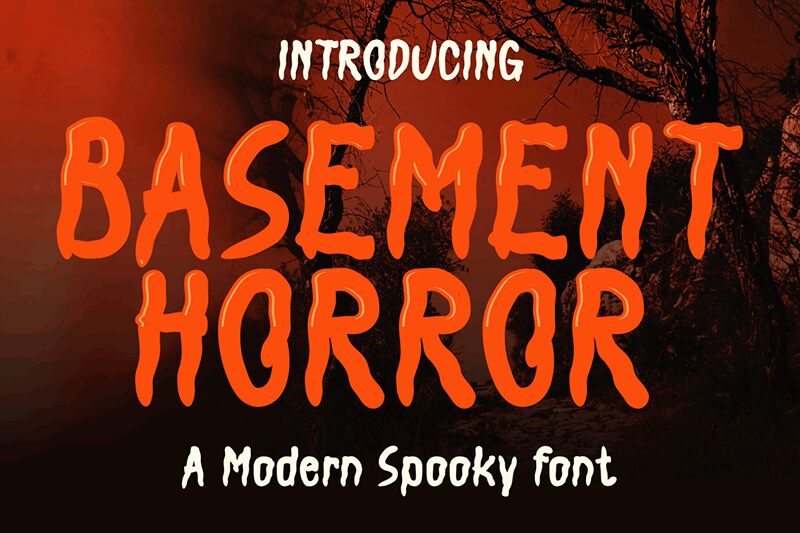 BASEMENT HORROR Czcionka