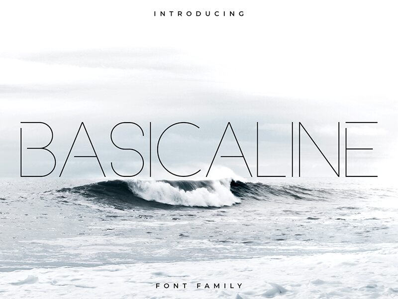 Basicaline Schriftart
