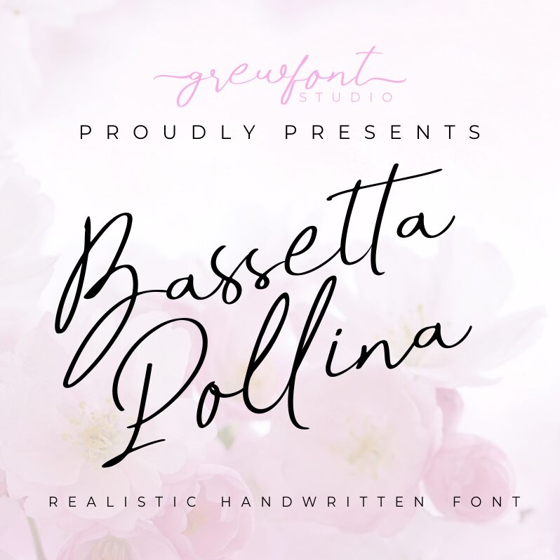 Bassetta Pollina Schriftart