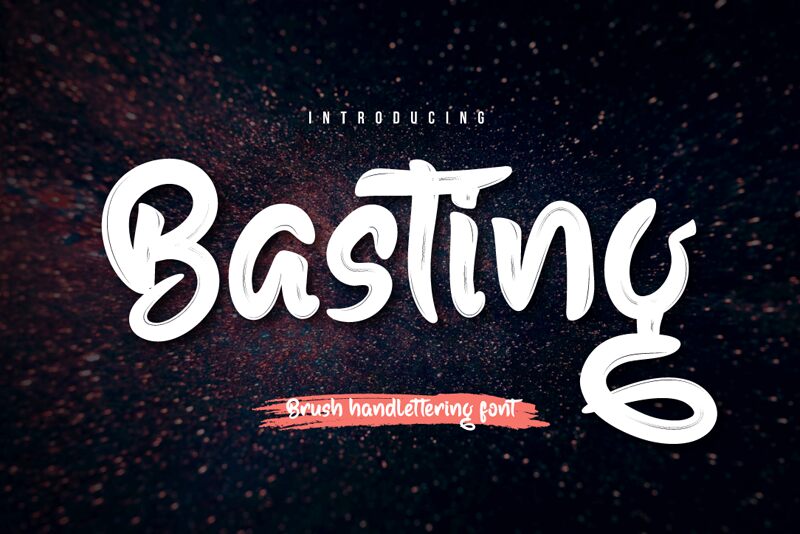 Basting Schriftart