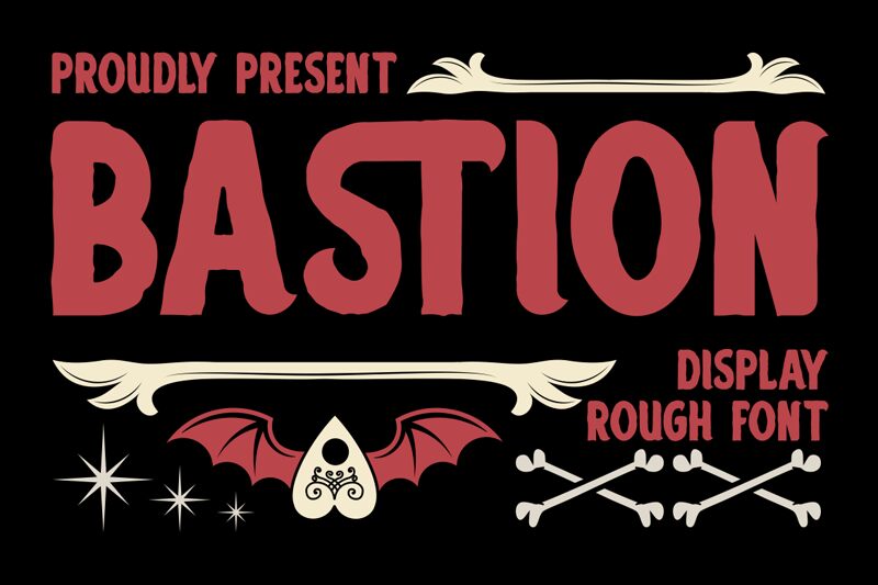 Bastion — Prezentace písma