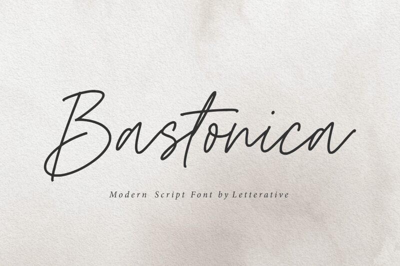 Bastonica 字体