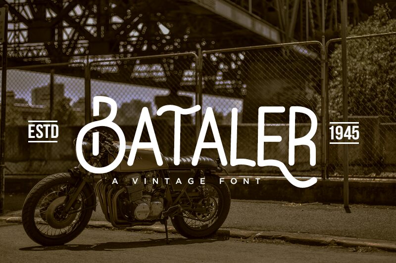 Bataler Schriftart