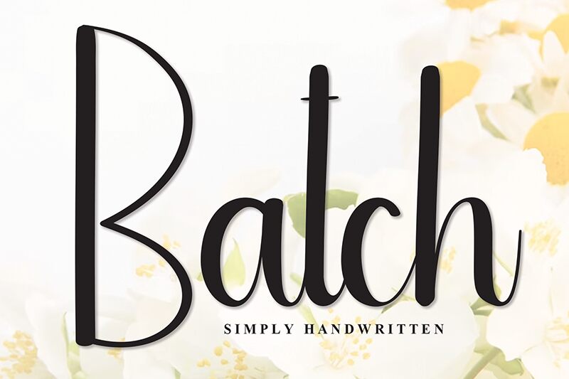Batch Font