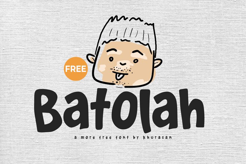 Batolah — Prezentacja czcionki