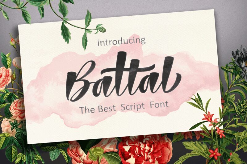 Battal Schriftart