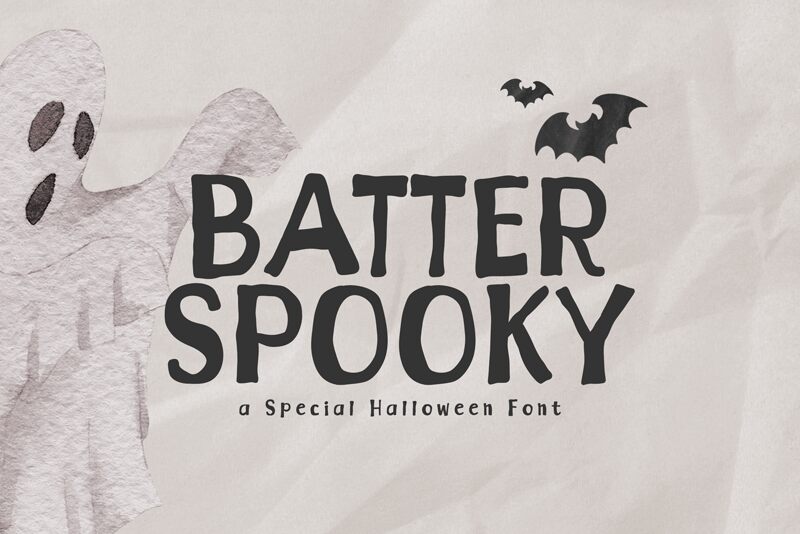 Batter Spooky Font