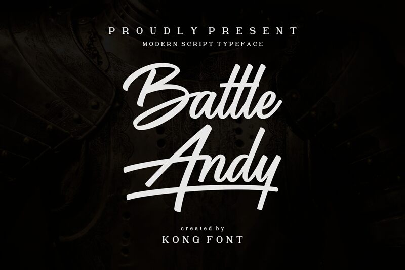 Battle Andy Schriftart