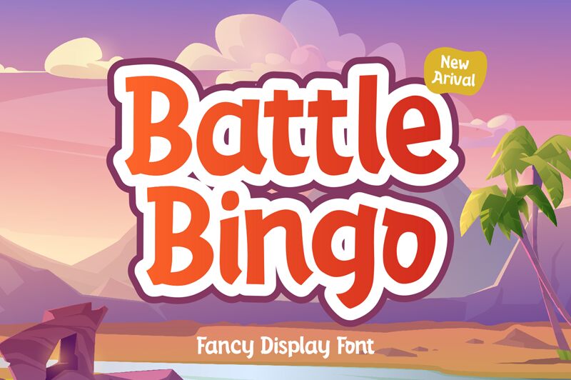 Battle Bingo Fonte