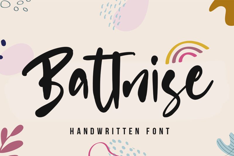 Battnise Schriftart