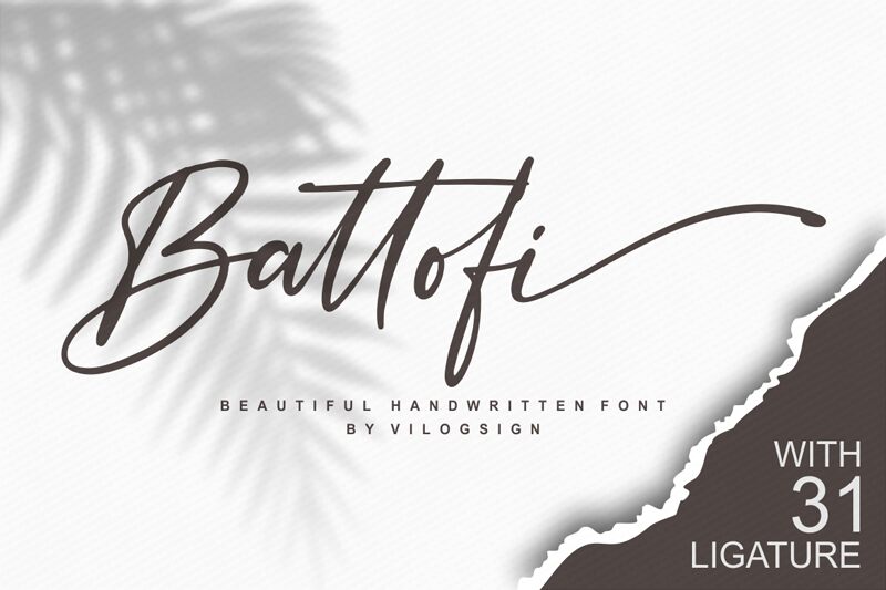 Battofi Schriftart
