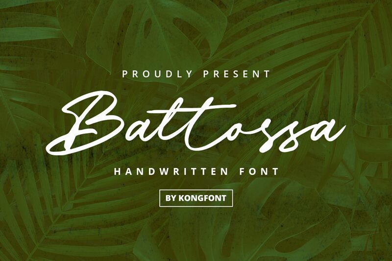 Battossa Schriftart