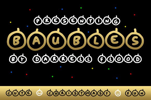 Baubles Font