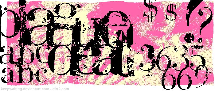 PlAGuEdEaTH Carattere