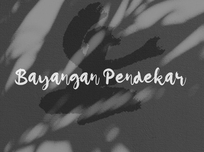 b Bayangan Pendekar Schriftart