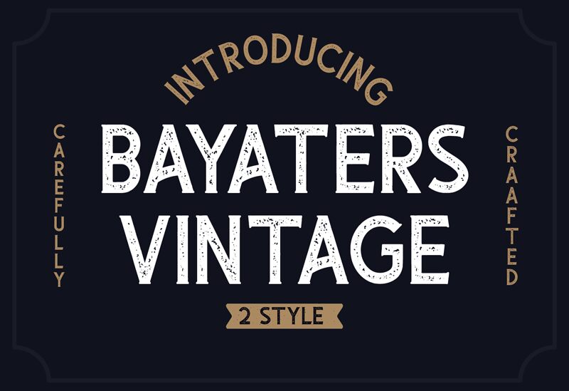 Bayaters Schriftart