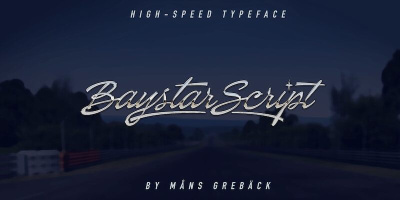 Baystar Script Font
