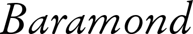 Baramond Italic