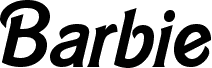 Barbie MediumItalic