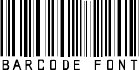 barcode font