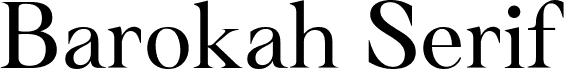 Barokah Serif Regular
