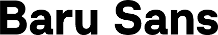 Baru Sans Demo Extra Bold