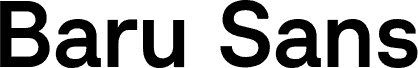 Baru Sans Demo Semi Bold font
