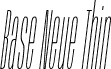 Base Neue Super Cond Thin Obliq
