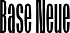 Base Neue Super Condensed Light