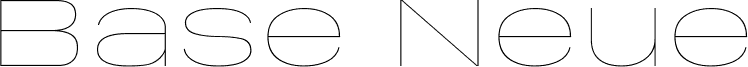Base Neue Super Expanded Thin