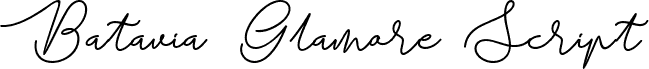 BataviaGlamoreScript-Bold
