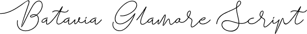 BataviaGlamoreScript-Regular