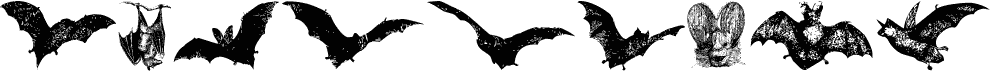 Preview of the BatBats font