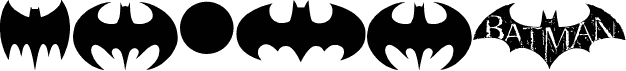 Batman Evolution Logo Font