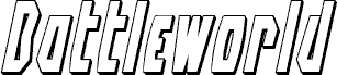 Battleworld 3D Italic