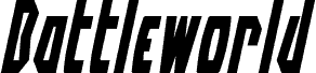 Battleworld Italic
