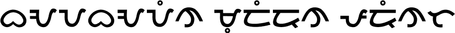 Preview of the Baybayin Modern Print font