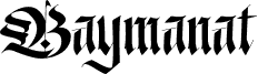 Baymanat font