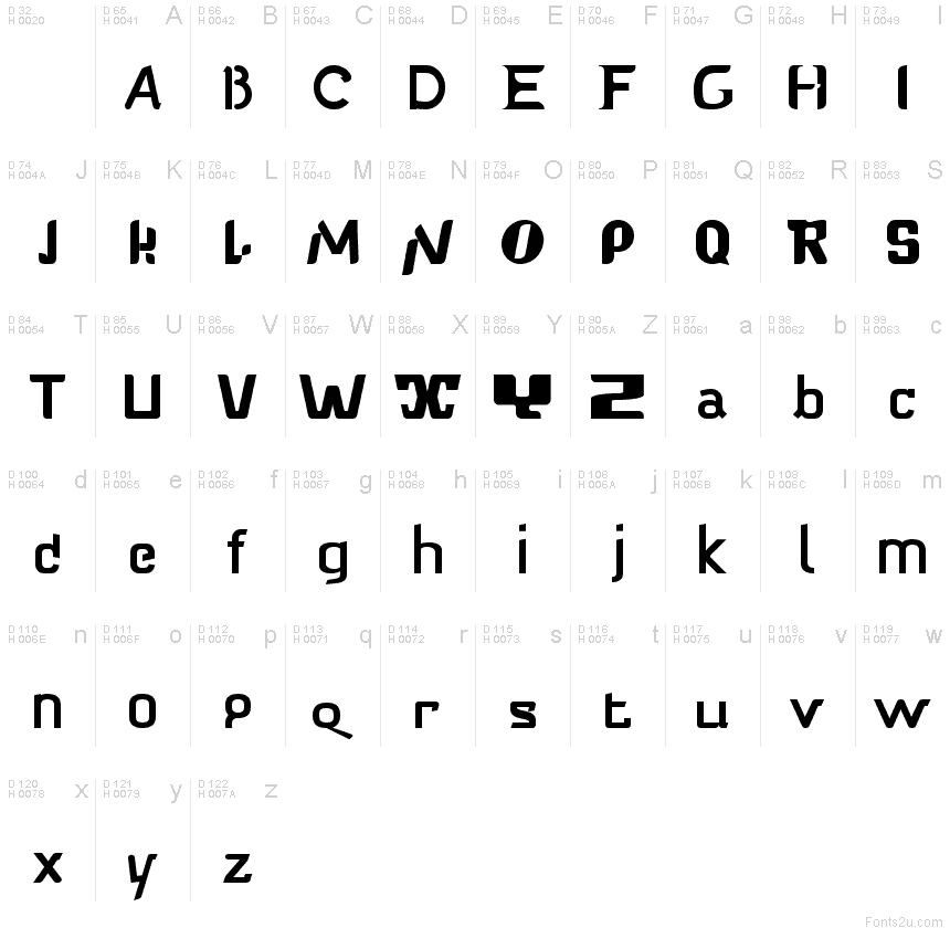 Babelfish font | Fonts2u.com