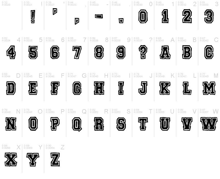 Back to School font