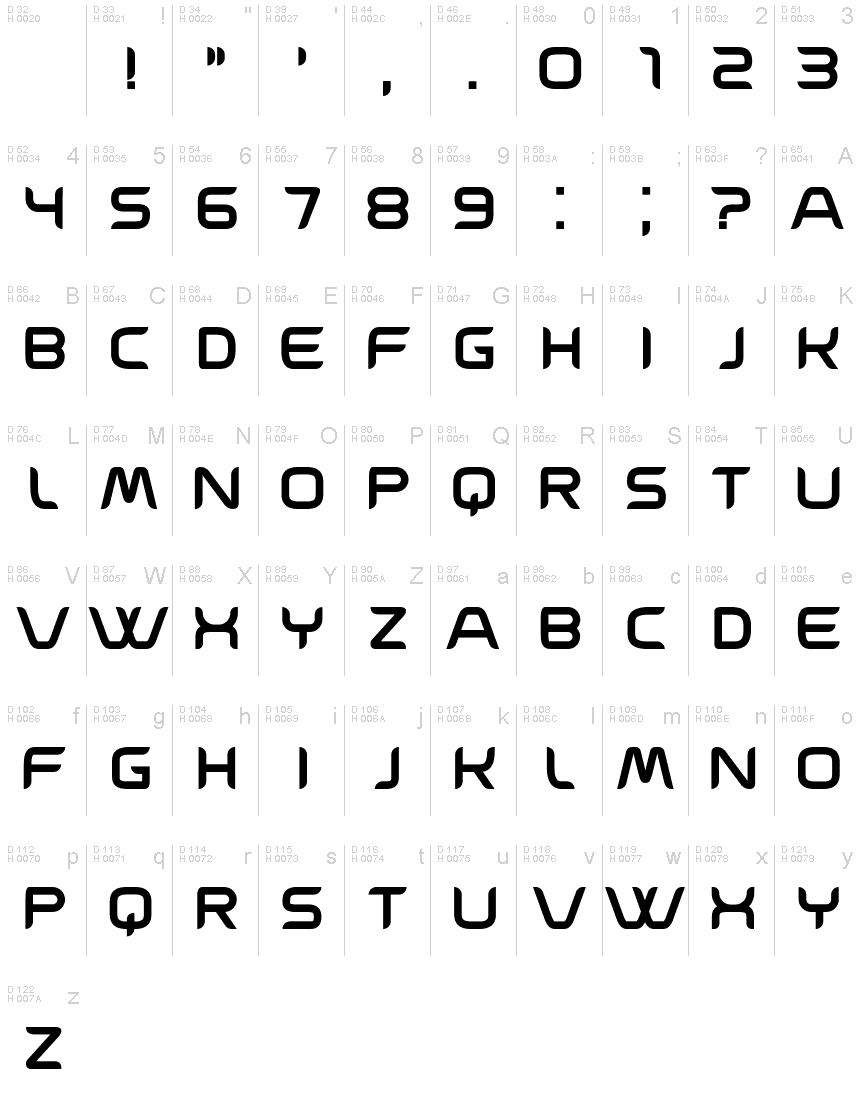 Ballista Regular font