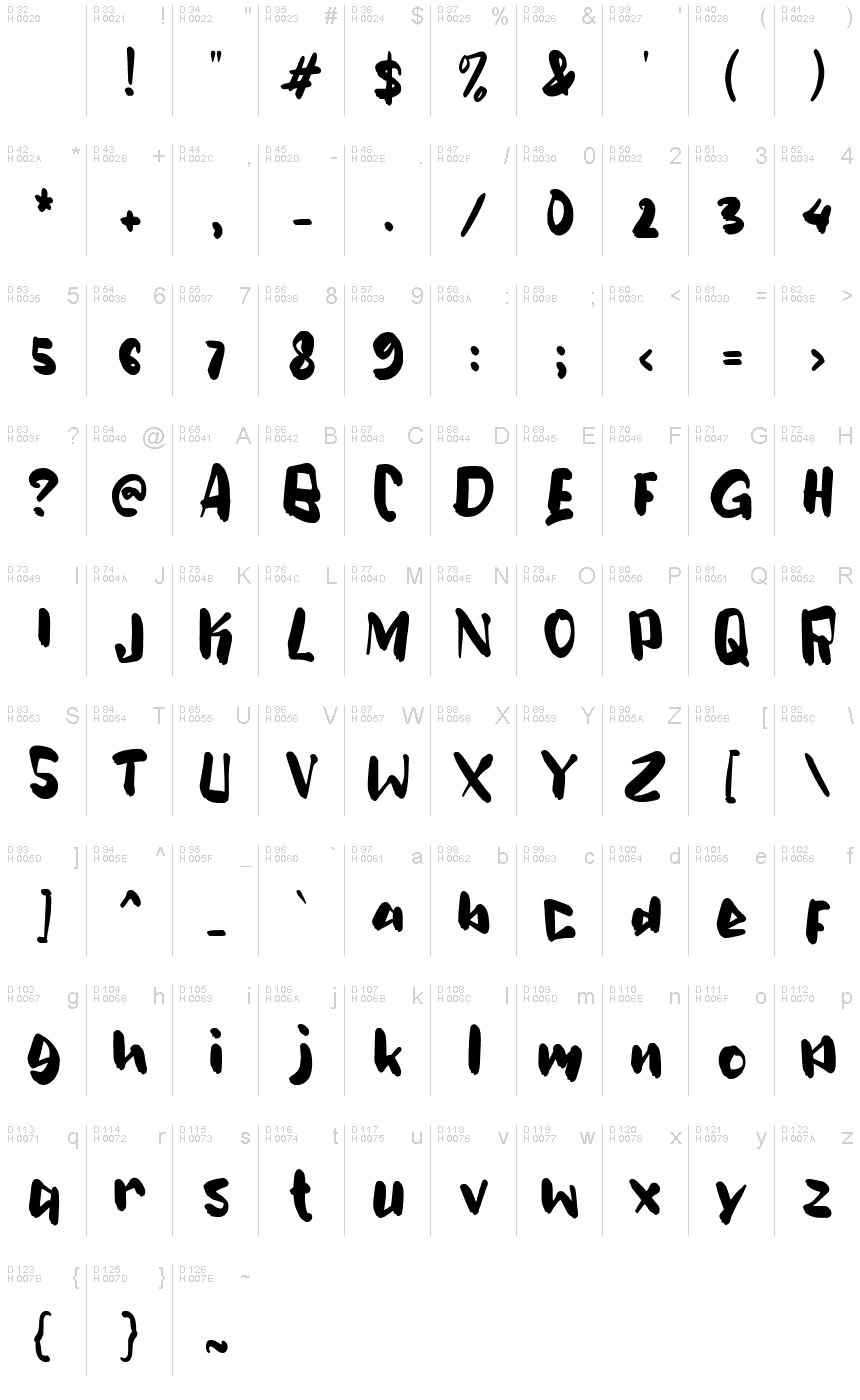 Barefoot Font | Fonts2u.com