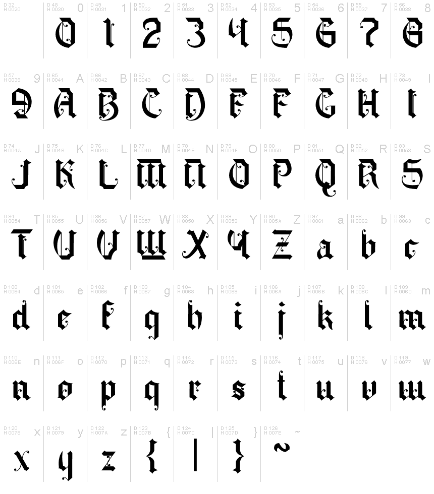 Battom Glory font