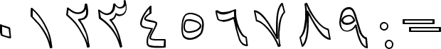 B Baran Outline Italic