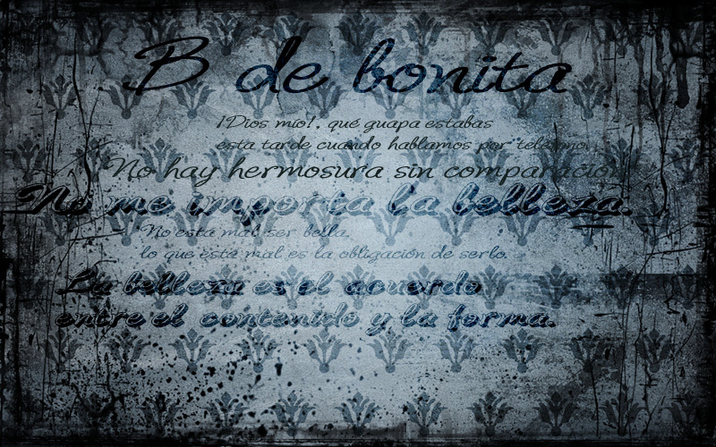 B De Bonita Rotulo Font