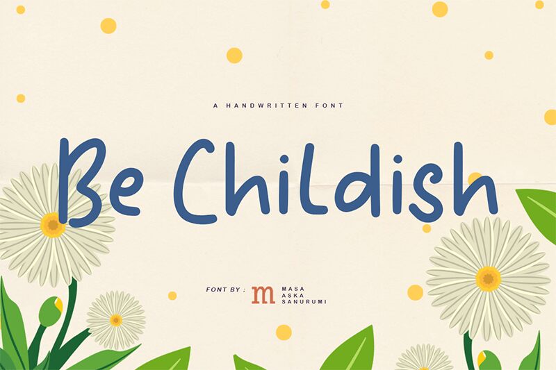 Be Childish Schriftart