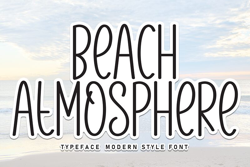 Beach Atmosphere Schriftart