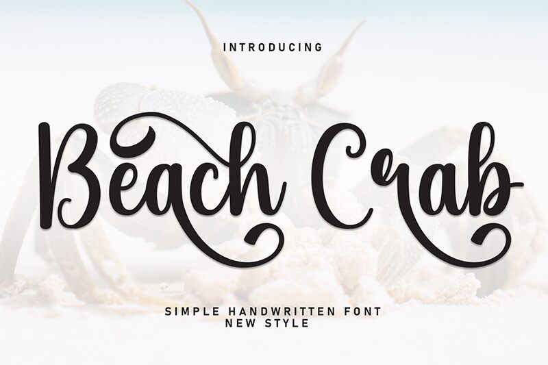 Beach Crab 字体